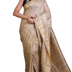 Pure Tussar Munga Silk Saree