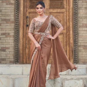 Ready To Wear Saree with Stitched Blouse